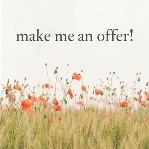 I accept reasonable offers 💕